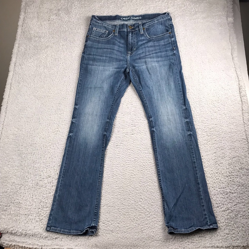 Cody James Jeans Mens 34 (36x32) Blue Straight Leg Western Cowboy Rodeo Denim